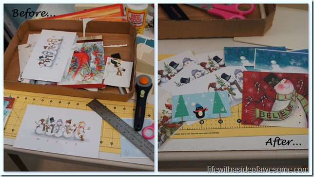 Old Christmas Card project